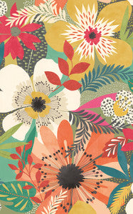 Janis Olive Floral Riot Wallpaper by ohpopsi
