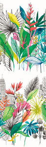 Sierra Multicolor Urban Tropic Wallpaper by ohpopsi