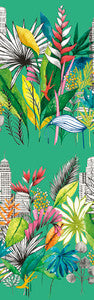 Sierra Green Urban Tropic Wallpaper by ohpopsi