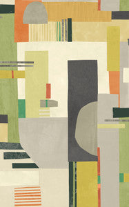 Rhodes Sage Blocs Wallpaper by ohpopsi