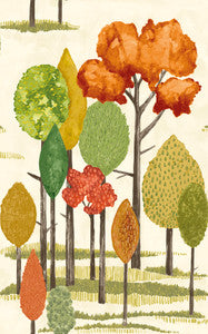 Cypress Orange Tall Trees Wallpaper by ohpopsi