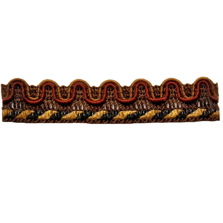 Cervantes 8 Clove by Stout Trim AMBIANCE TRIM 67%SVI 18%POL 15%COT CHINA </p><p>Repeat: 0 0.5 in - Fabric Carolina -