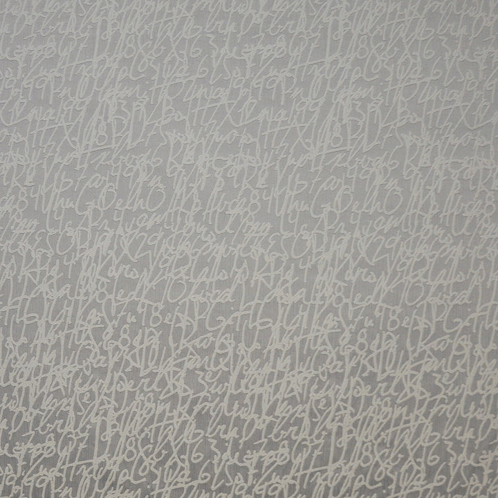 Calligraphy # 154 Dove by Maxwell Fabric COLOR WAVES-NEUTRAL TERRITORY 65% COTTON 35% POLYESTER CHINA </p><p>Repeat: Horizontal: H-14.5 and Vertical: V-25.5 56" - Fabric Carolina -