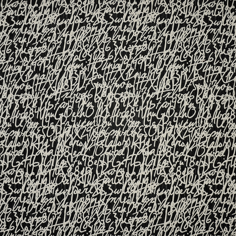 Calligraphy # 306 Ebony by Maxwell Fabric COLOR WAVES-DOMINO EFFECT 65% COTTON/35% POLYESTER CHINA See sample </p><p>Repeat: Horizontal: 14.5" and Vertical: 25.5" 56" - Fabric Carolina -
