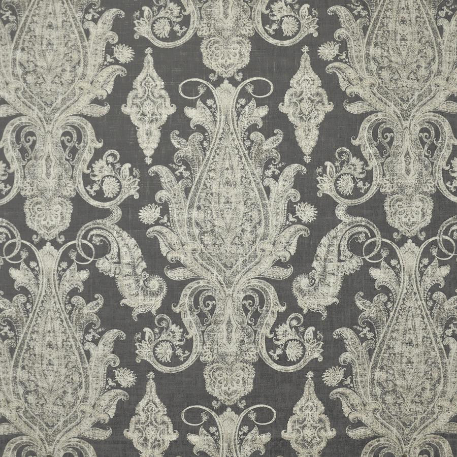 Cypress # 324 Peppercorn by Maxwell Fabric 55% LINEN/45% RAYON CHINA V-25.25"H-27" 54" - Fabric Carolina -
