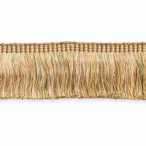 Ground Cut Fringe Celadon/Apricot Multi CF3004-10 by Schumacher Trim