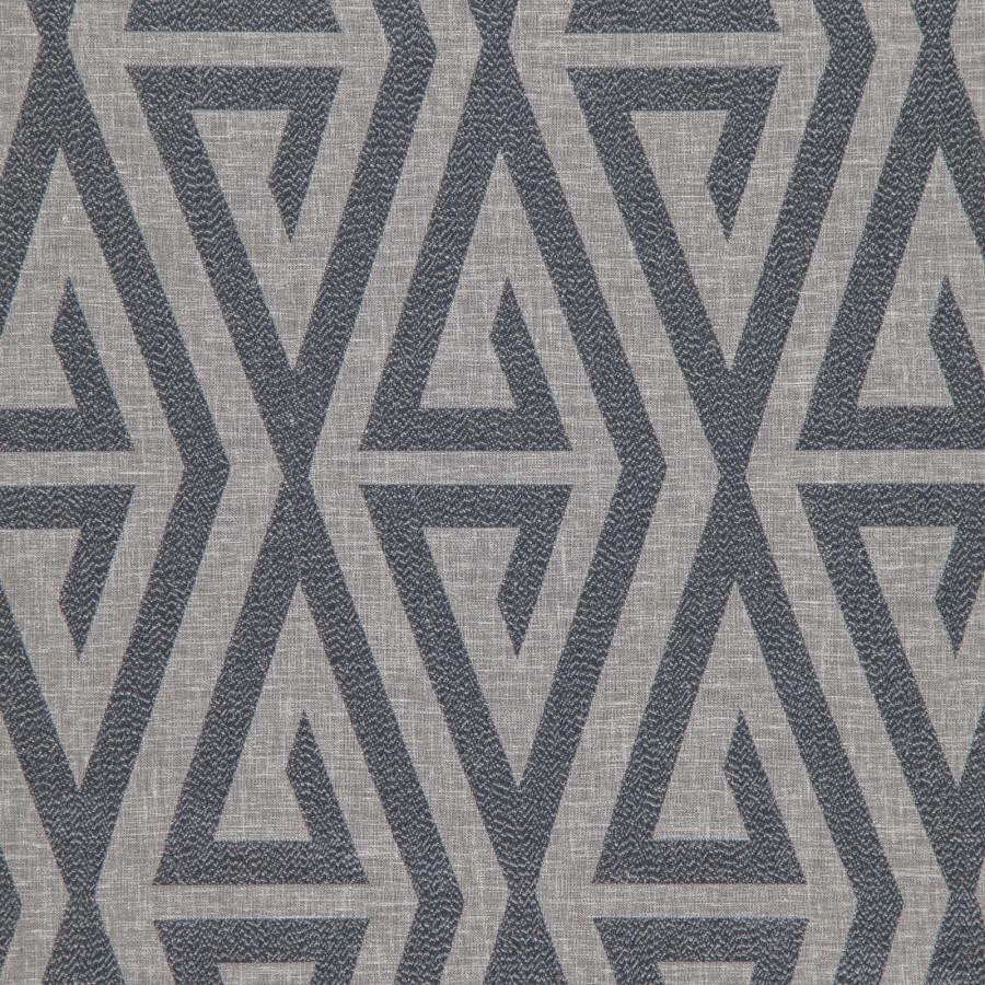 Chagall # 608 Shark by Maxwell Fabric WIDE WIDTH DRAPERY 71% POLYESTER/29% COTTON INDIA V-13.6"H-7" 120.5" - Fabric Carolina -