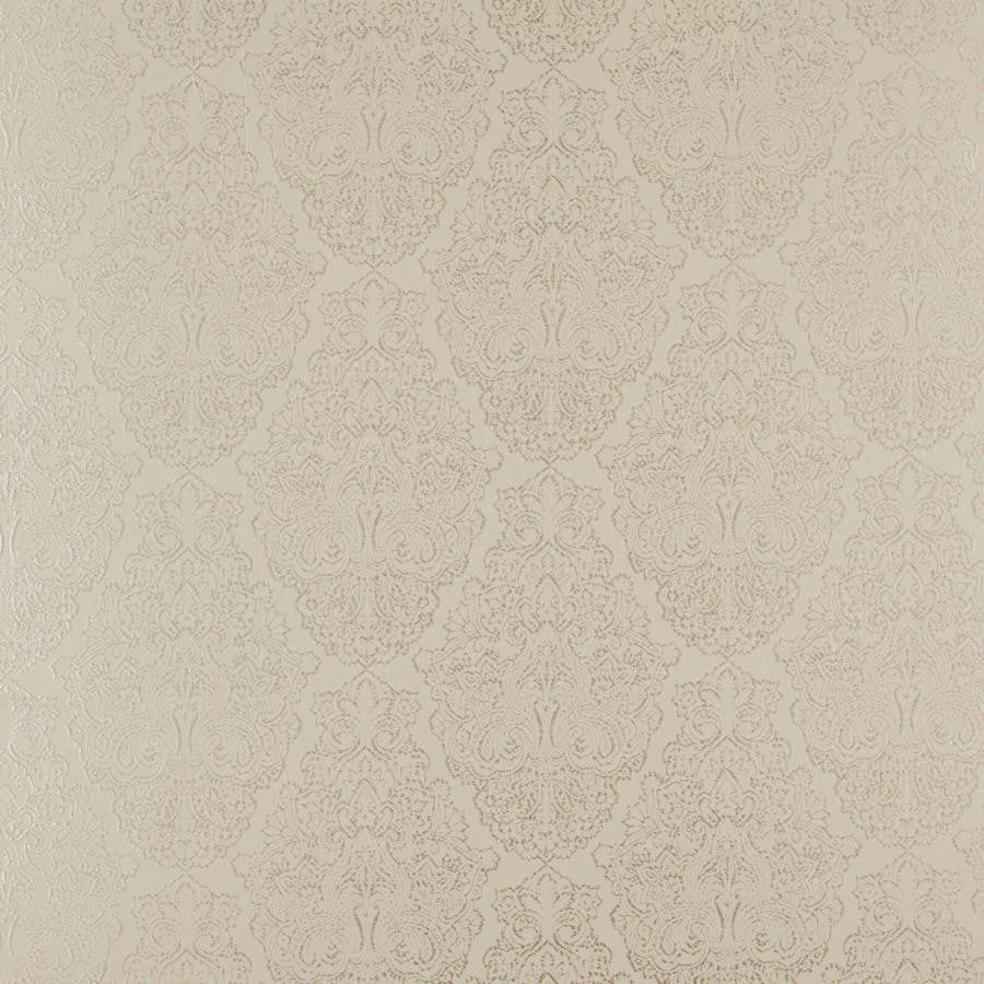Cecil # 643 Cream by Maxwell Fabric COLOR WAVES-NOMAD 100% POLYESTER INDIA V-14.75"H-13.5" 54.25" - Fabric Carolina -