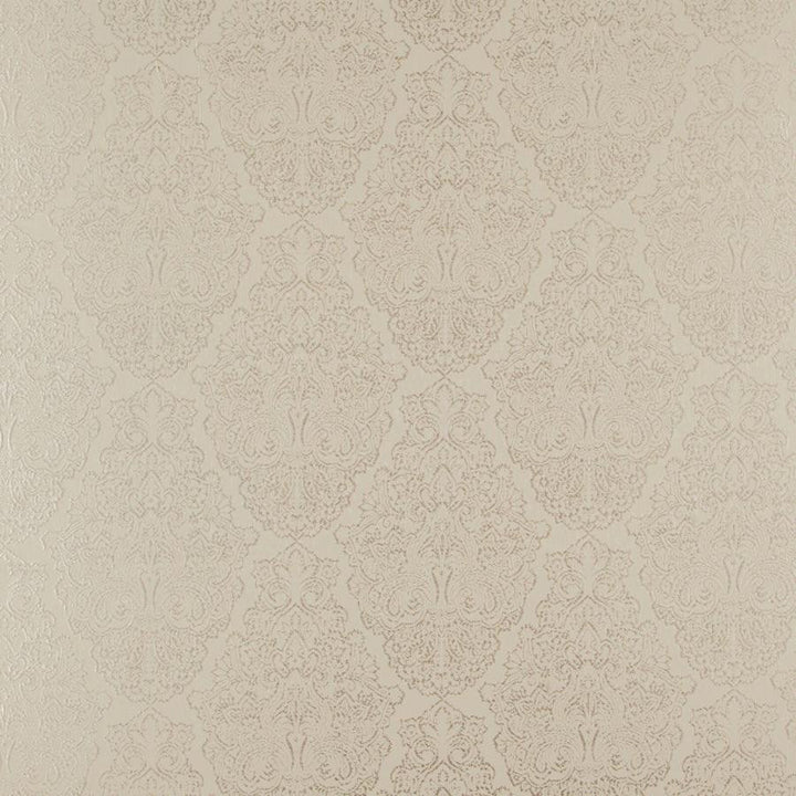 Cecil # 643 Cream by Maxwell Fabric COLOR WAVES-NOMAD 100% POLYESTER INDIA V-14.75"H-13.5" 54.25" - Fabric Carolina -