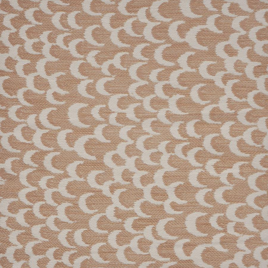 Clair De Lune # 401 Rose Gold by Maxwell Fabric COLOR WAVES-NEAPOLITAN 60% RAYON/21% POLYESTER 19% COTTON USA V-12.5"H-14" 55.5" - Fabric Carolina -