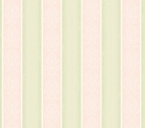 Arabelle Pink Alternating Damask Stripe Wallpaper by Chesapeake