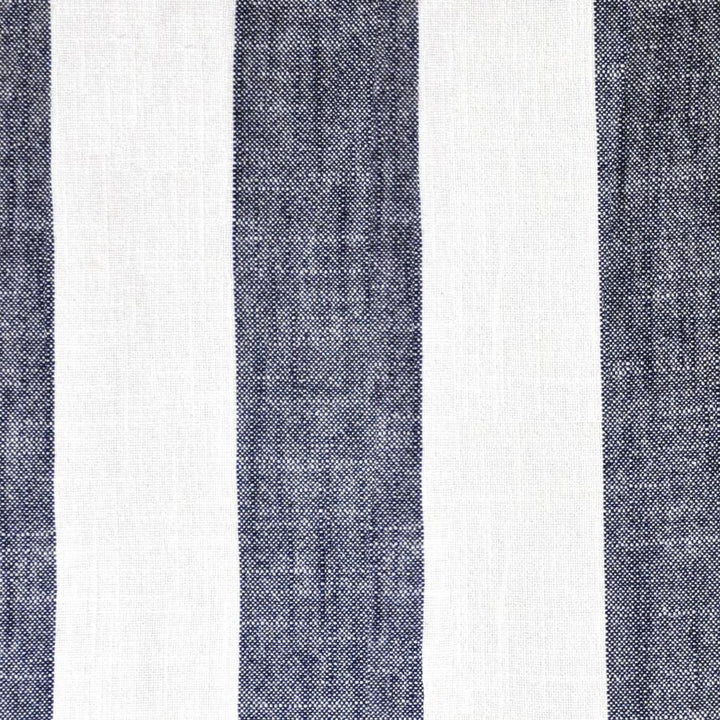 Copacabana # 514 Ink by Maxwell Fabric Stripes & Checks 55% LINEN/45% RAYON CHINA H-6.75" 54" - Fabric Carolina -