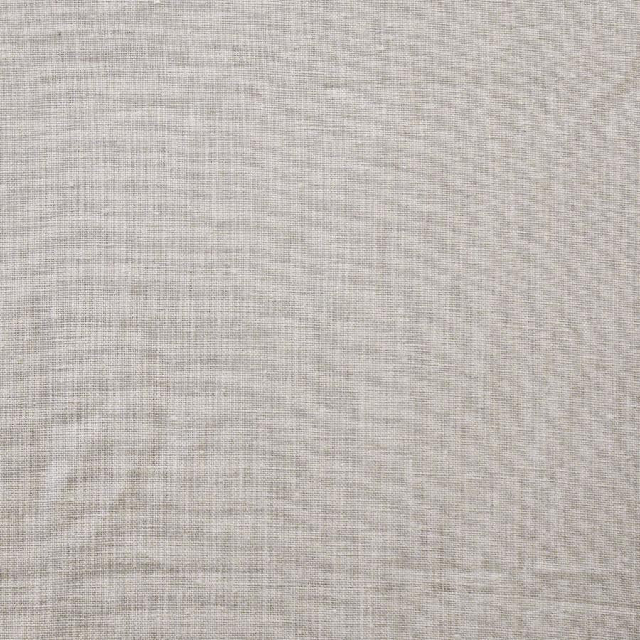 Carthage # 205 Oyster by Maxwell Designer Fabric Pure & Simple Xiii 100% LINEN INDIA 54" - Swanky Fabrics -