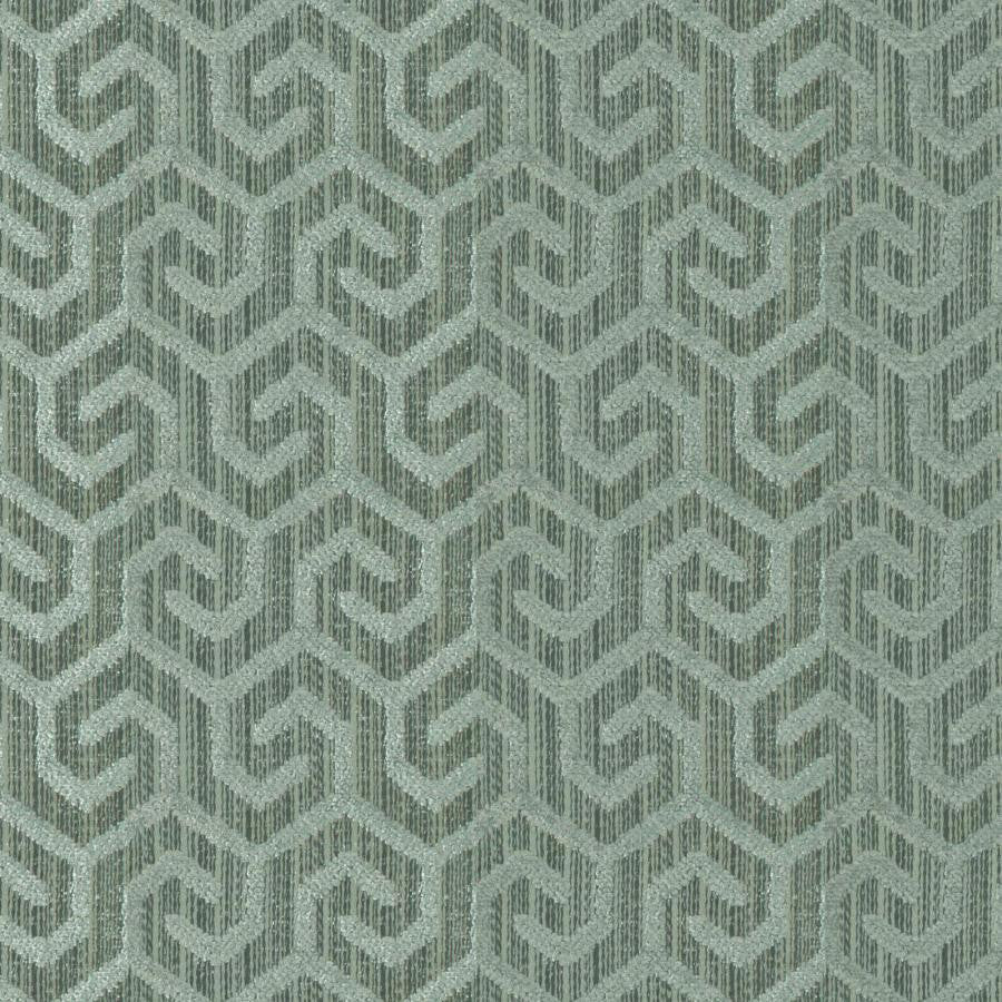 Camino # 216 Lagoon by Maxwell Fabric Colorguard-Mosaic 100% POLYESTER INDIA V-2.5" H-1.3" 54.7" - Fabric Carolina -