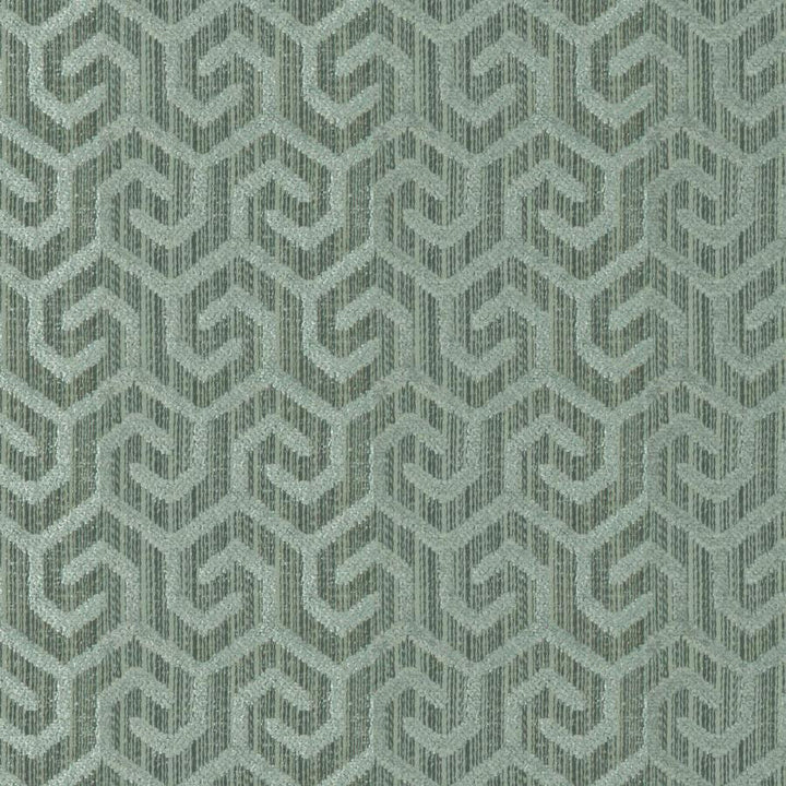 Camino # 216 Lagoon by Maxwell Fabric Colorguard-Mosaic 100% POLYESTER INDIA V-2.5" H-1.3" 54.7" - Fabric Carolina -