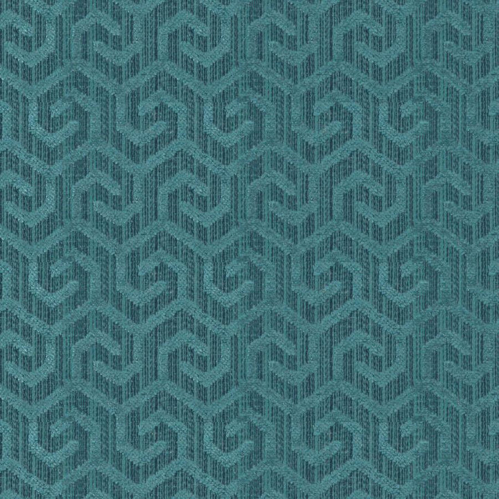Camino # 227 Peacock by Maxwell Fabric Colorguard-Mosaic 100% POLYESTER INDIA V-2.5" H-1.3" 54.7" - Fabric Carolina -