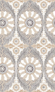 Neutral Savarin Wallpaper by Lemieux et Cie