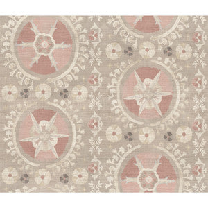 Fleurus Light Pink Wallpaper by Lemieux et Cie