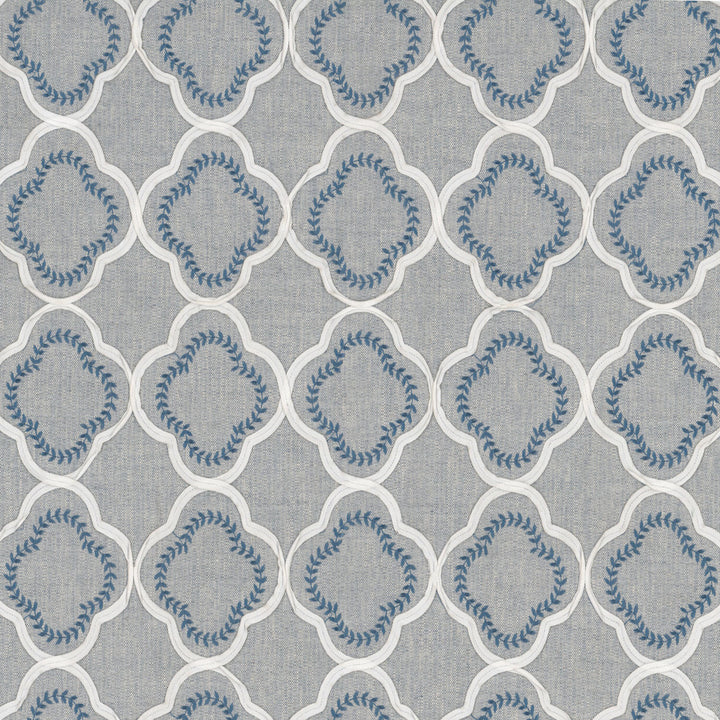 Chacha 1 Moonstone by Stout Fabric Stout Fabric Chacha 1 MoonstoneFabric Comfortable Living Moonstone/Sapphire 84%Pol 16%Cot %Pemb India </p><p>Repeat: H: 4.75, V: 9 52 in - Fabric Carolina -