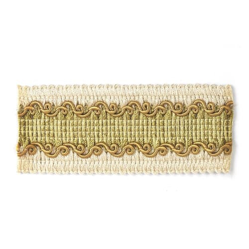 Chadwick 3 Pistachio by Stout Trim PETITE EXPRESSIONS TRIM 78%SVI 12%POL 10%COT CHINA Horizontal: 0 and Vertical: 0 1.5 in - Fabric Carolina -