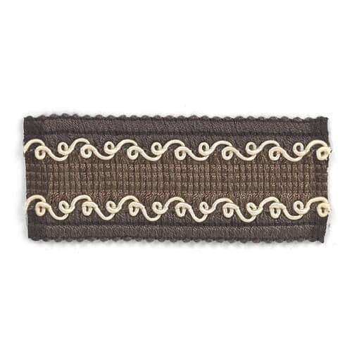Chadwick 7 Flint by Stout Trim PETITE EXPRESSIONS TRIM 78%SVI 12%POL 10%COT CHINA Horizontal: 0 and Vertical: 0 1.5 in - Fabric Carolina -