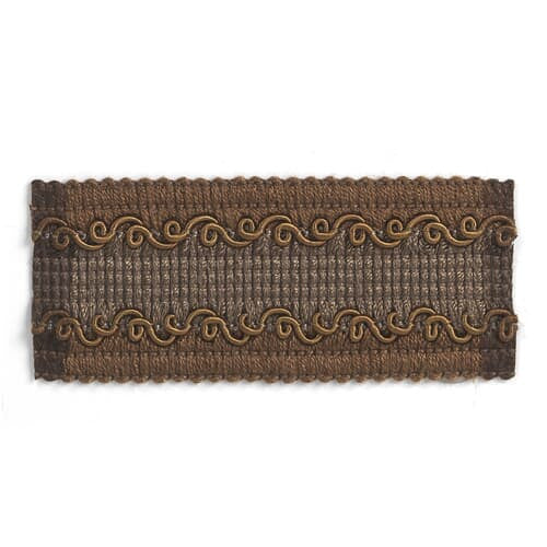 Chadwick 9 Coffee by Stout Trim PETITE EXPRESSIONS TRIM 78%SVI 12%POL 10%COT CHINA Horizontal: 0 and Vertical: 0 1.5 in - Fabric Carolina -