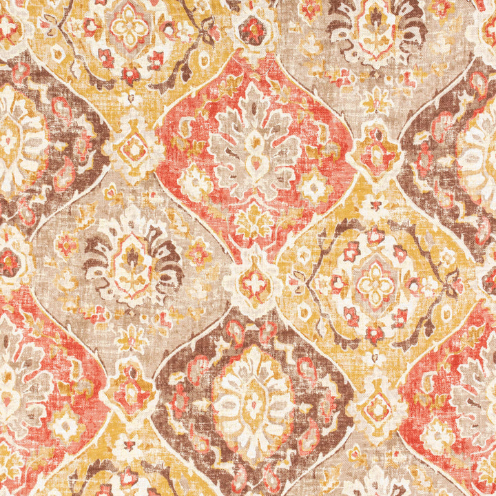 Chafee 2 Cinnabar by Stout Designer Fabric RAINBOW LIBRARY TILE/SORBET 75%COT 25%LIN SOUTH KOREA Horizontal: 27.000 and Vertical: 26.125 55 in - Swanky Fabrics -