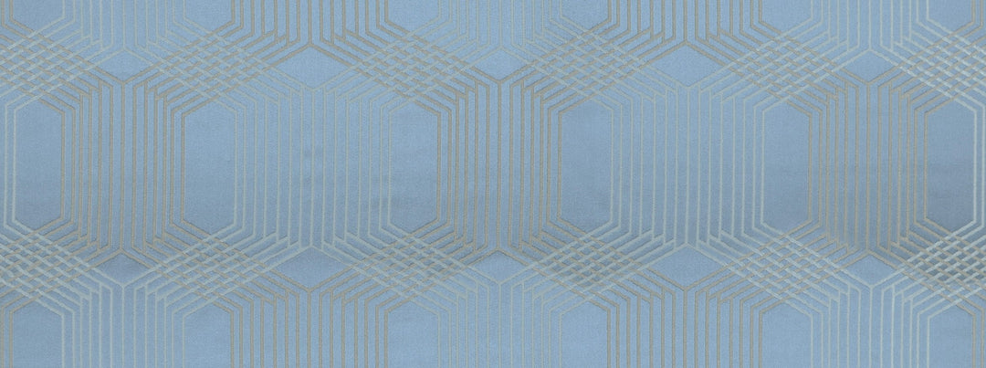 Chain Link 525 Porcelain Blue by Covington Designer Fabric