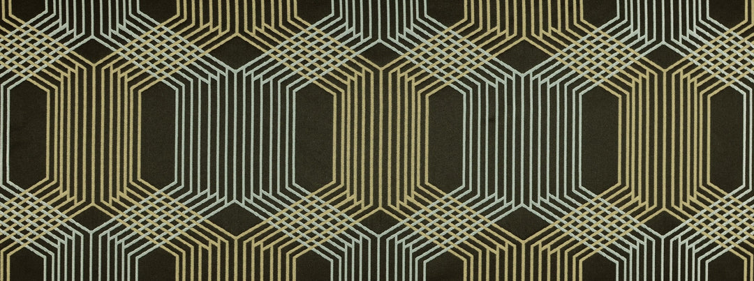 Chain Link 947 Noir by Covington Designer Fabric