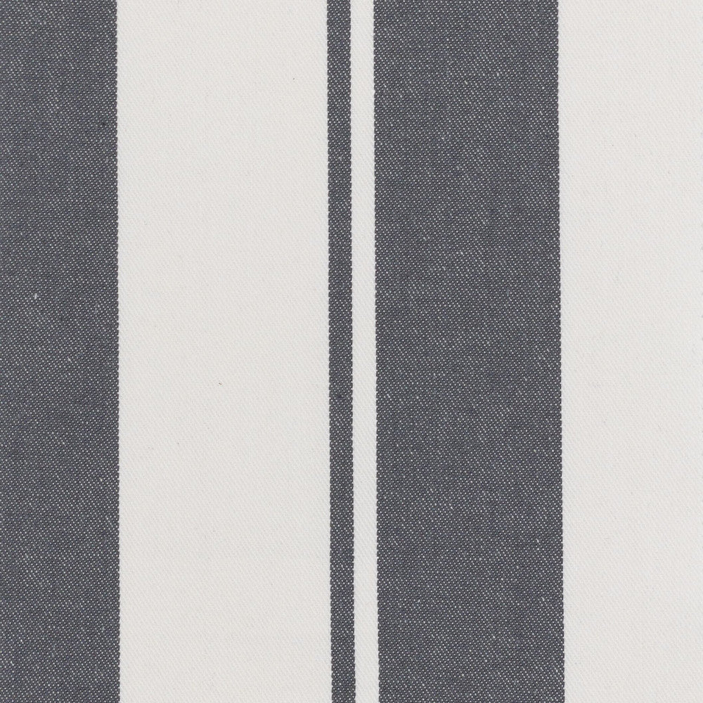 Chalet 2 Asphalt by Stout Fabric Stout Fabric Chalet 2 AsphaltFabric JUST STRIPES DENIM/SLATE 100%COT CHINA </p><p>Repeat: H: 4.500, V: 0.000 54 in - Fabric Carolina -