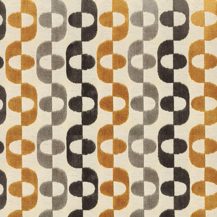 Chaperone 54 Sulfur by ABBEYSHEA Fabric 73% Rayon
27% Polyester CN 130,000 Double Rubs (Wyzenbeek) </p><p>Repeat: Horizontal: 6.89 in. (17.50 cm) up the roll and Vertical: 6.61 in. (16.79 cm) across the roll 55 in. (140 cm) - Fabric Carolina -