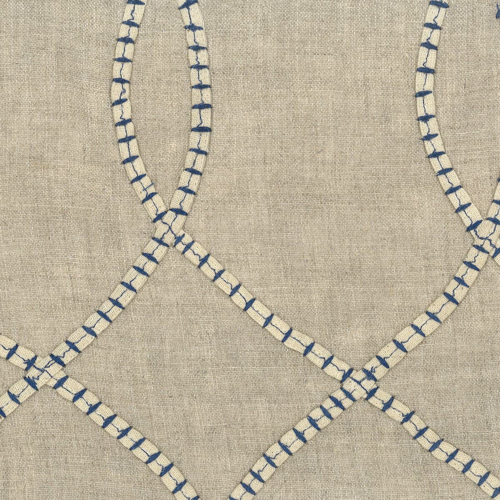 Charles 2 Natural by Stout Fabric COMFORTABLE LIVING BLUE LAGOON 100%LIN %BEMB INDIA </p><p>Repeat: 12.5 51 in - Fabric Carolina -