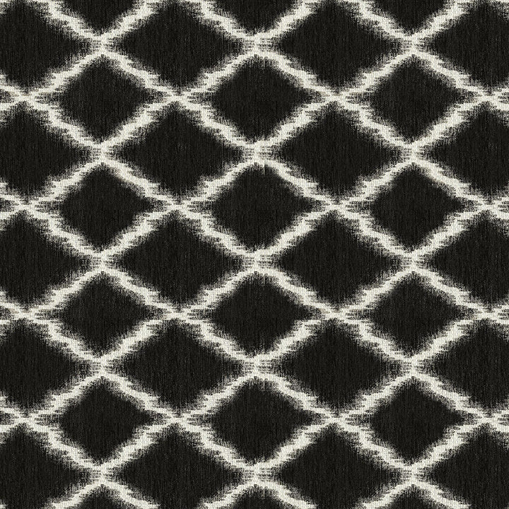 Georgia 9009 Onyx by ABBEYSHEA Designer Fabric 85% Polyester, 15% Cotton China 50,000 Double Rubs (Wyzenbeek) </p><p>Repeat: Horizontal: 5.1" (13.0 cm) Up the Roll and Vertical: 3.5" (9.0 cm) Across the Roll 56" (142 cm) - Swanky Fabrics -