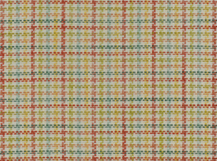 Chatham Plaid Coral Pink 747 by Covington Fabric 65% POLYESTER/35% COTTON CHN 50000 Horizontal: 1.75 and Vertical: 1.5 54 - Fabric Carolina -
