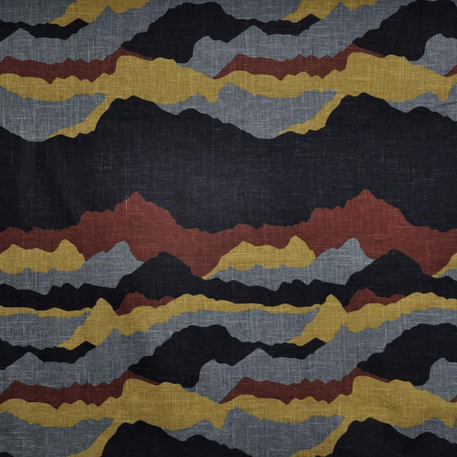 Caldera # 301 Paintbrush by Maxwell Fabric Define 50% COTTON/50% LINEN TURKEY V-25.2"H-18.1" 54" - Fabric Carolina -