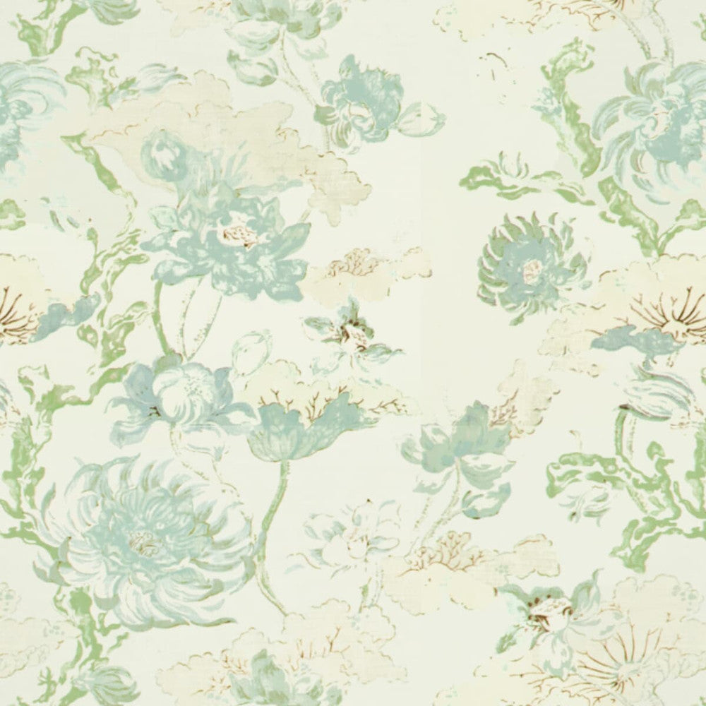Chenonceau 1 Seacrest by Stout Fabric RAINBOW LIBRARY SPA/TEAL 65%LIN 35%COT ENGLAND CATB 117-2013 WYZENBEEK 20 000 DOUBLE RUB WEAR TEST (HEAVY DUTY) Horizontal: 27 and Vertical: 27 52 in - Fabric Carolina -