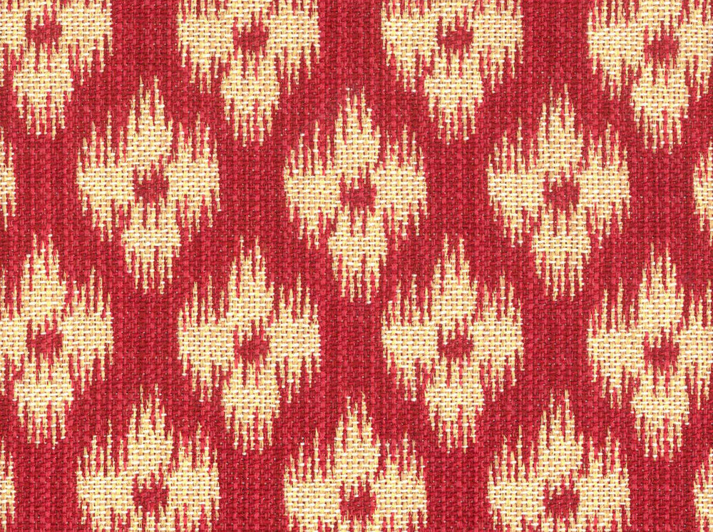 Chester Antique Red 137 by Covington Fabric our website for purchase 58% Cotton/42% Polyester Turkey 35000 Horizontal: 2.36" and Vertical: 2.91" 55" - Fabric Carolina -