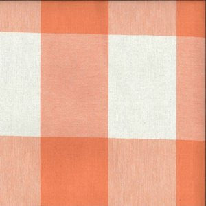 Chex Tangerine 614 by Norbar Fabric 100% COTTON PORTUGAL 51,000 WYZENBEEK </p><p>Repeat: 9"V 9"H 54 - Fabric Carolina -
