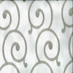 Chip Grey by Norbar Designer Fabric 80% COTTON 20% VISCOSE RAYON INDIA 7 3/4"V 12 3/4"H 51 - Swanky Fabrics -