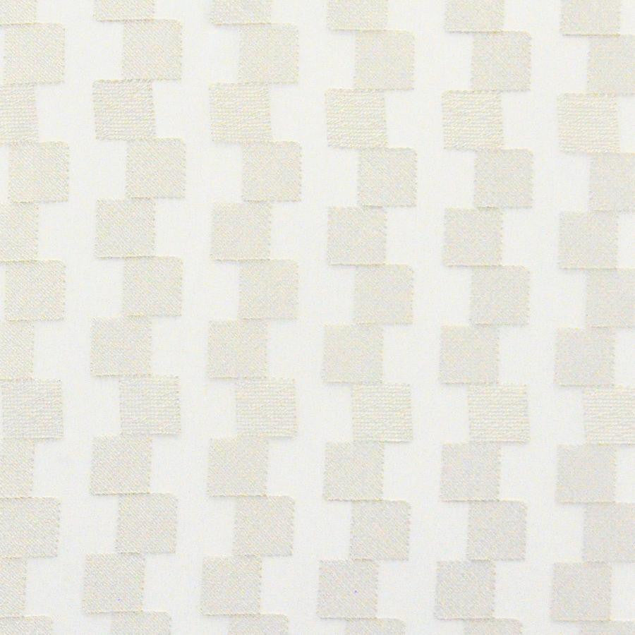 Crete # 522 Alloy by Maxwell Fabric Sheer Paths 100% POLYESTER TURKEY V-2" H-2" 118" EMB. WIDTH 110" - Fabric Carolina -