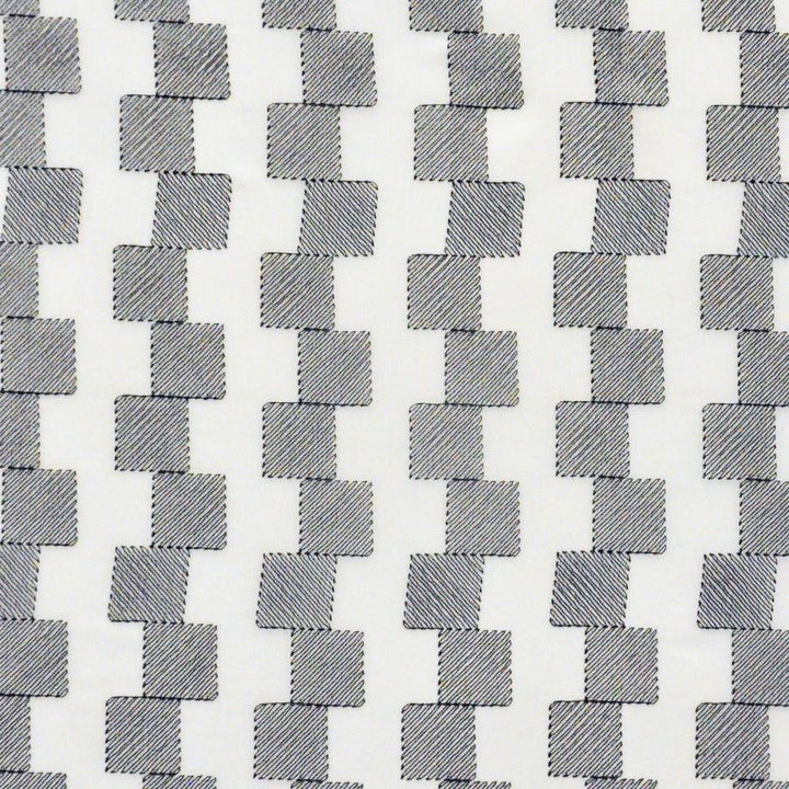 Crete # 544 Chess by Maxwell Fabric Sheer Paths 100% POLYESTER TURKEY V-2" H-2" 118" EMB. WIDTH 110" - Fabric Carolina -