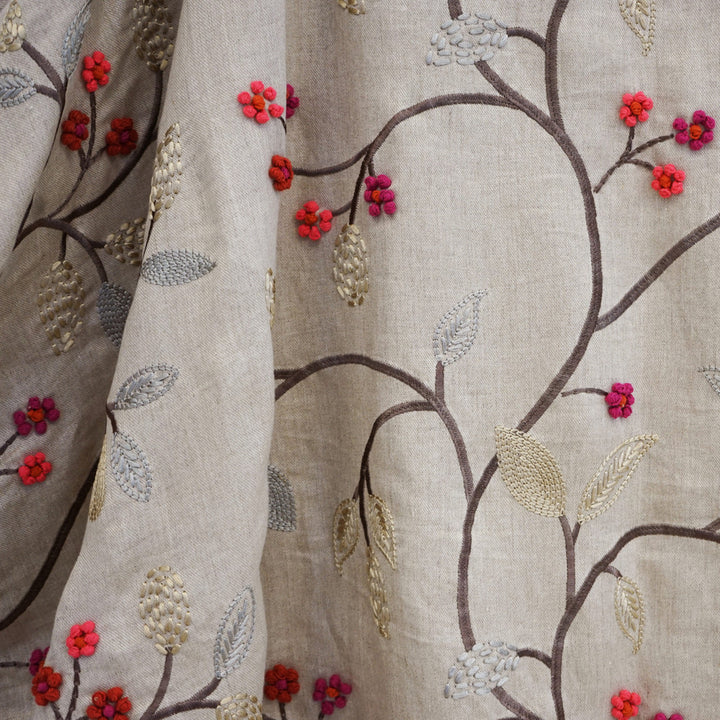 Chleo 45Sj101 by JF Fabric JF Studio 70% Linen, 20% Viscose, 10% Wool India Horizontal: 25 and Vertical: 16 54 - Fabric Carolina -