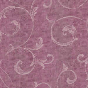 Gibby Purple Leafy Scroll Wallpaper by Lucky Day