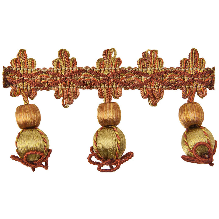 Chunbuso 1 Nutmeg by Stout Trim OPUS II TRIM 100%SVI CHINA Horizontal: 0 and Vertical: 0 2.5 in - Fabric Carolina -