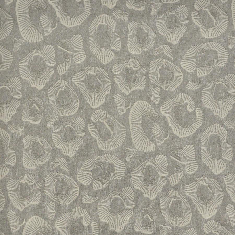 Coquina # 847 Fog by Maxwell Fabric Performance Wovens-Vol. Vi Pampas 71% UV POLYESTER 29% UV RECYCLED POLYESTER USA V-14.4" H-14.1" 57.3" - Fabric Carolina -