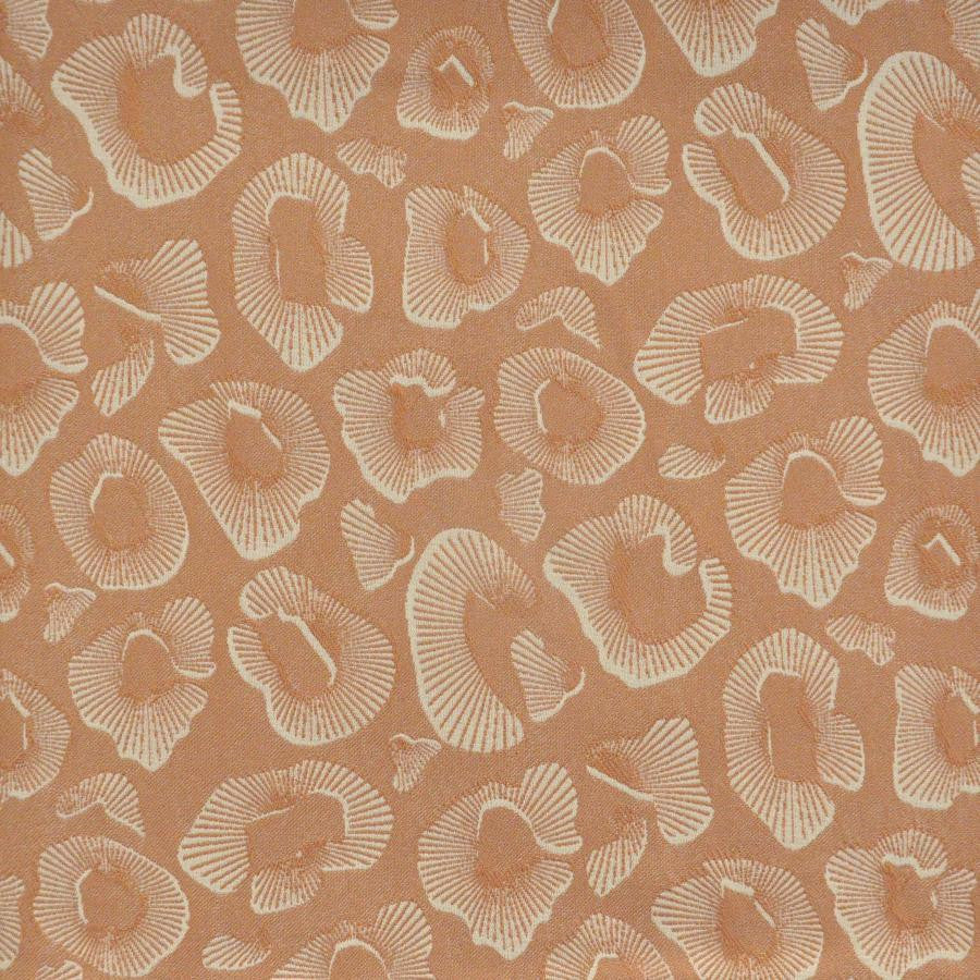 Coquina # 919 Peach by Maxwell Designer Fabric Performance Wovens-Vol. Vi Peachtree 71% UV POLYESTER 29% UV RECYCLED POLYESTER USA V-14.4" H-14.1" 57.3" - Swanky Fabrics -