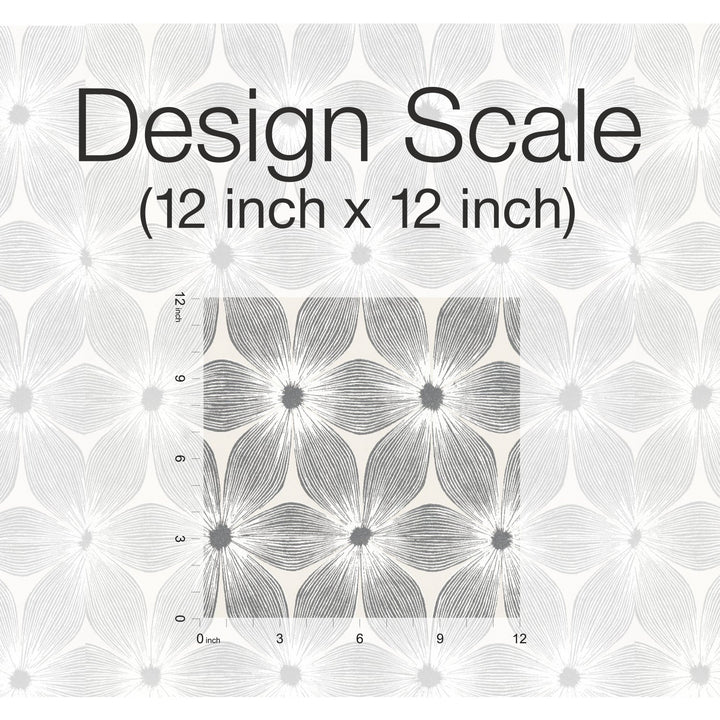 Everlasting White & Silver Wallpaper by Candice Olson Designer