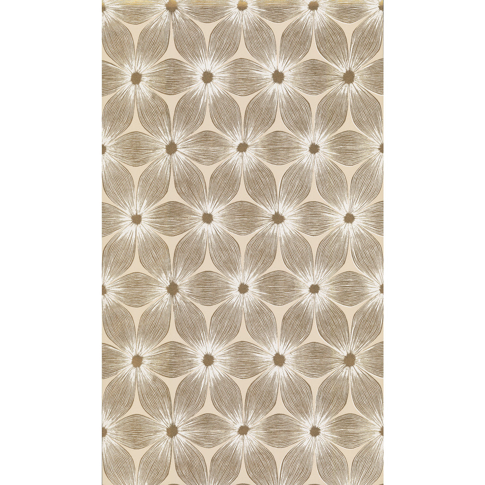 Everlasting Beige & Gold Wallpaper by Candice Olson Candice Olson Modern Artisan II Covers about 57.8 square feet 21-in by 33-ft long roll Unpasted 21 - Fabric Carolina -