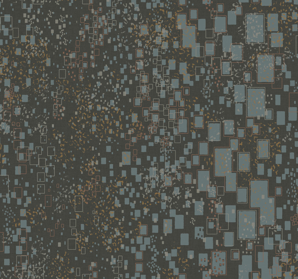Gilded Confetti Charcoal Wallpaper by Candice Olson Candice Olson Modern Artisan II Covers about 60.8 square feet 27-in by 27-ft long roll Unpasted 25.25 - Fabric Carolina -