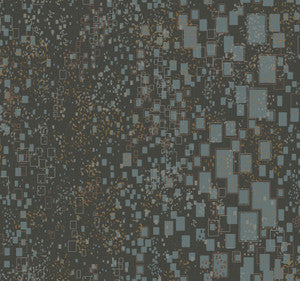 Gilded Confetti Charcoal Wallpaper by Candice Olson